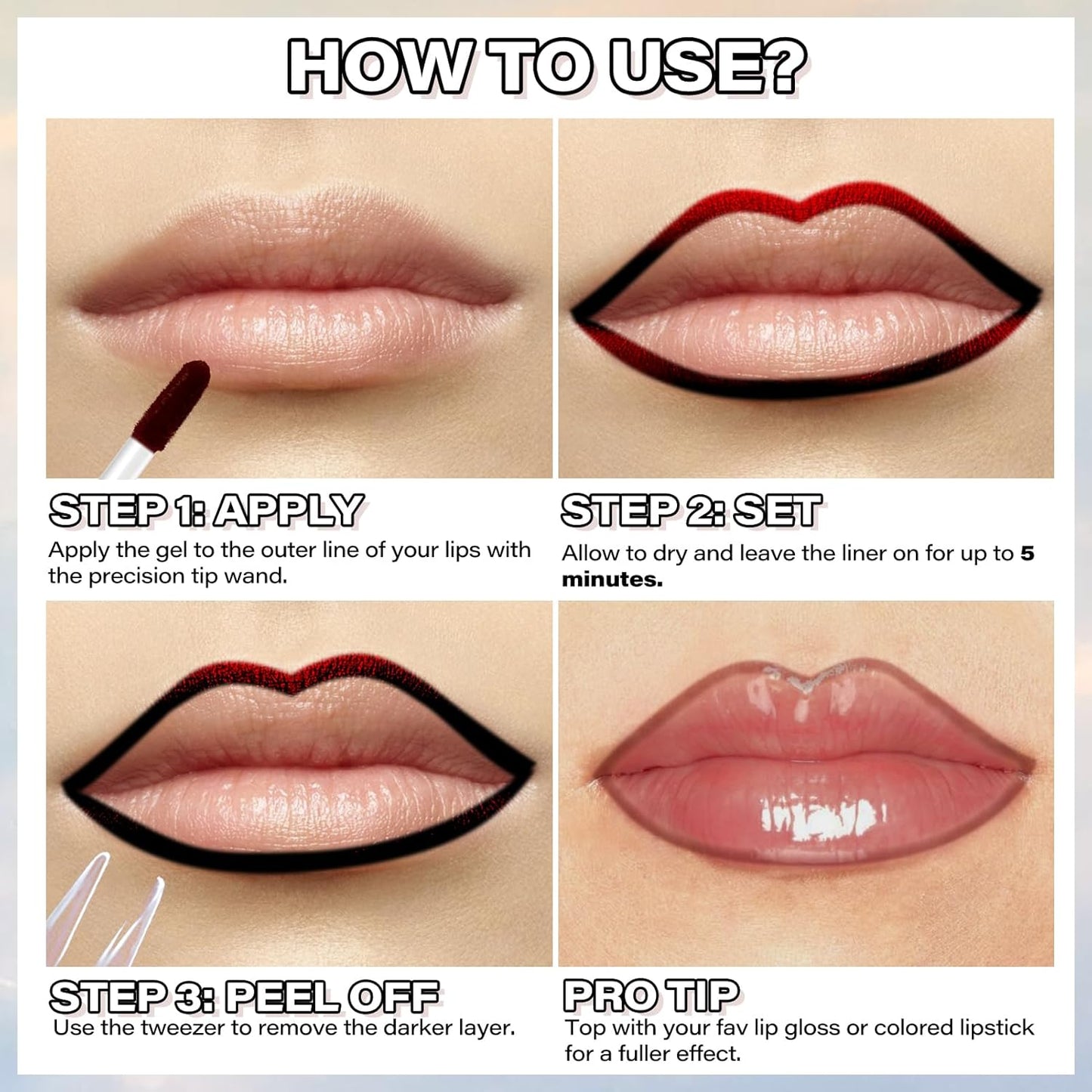 Peel-Off Lip Tattoo Liner